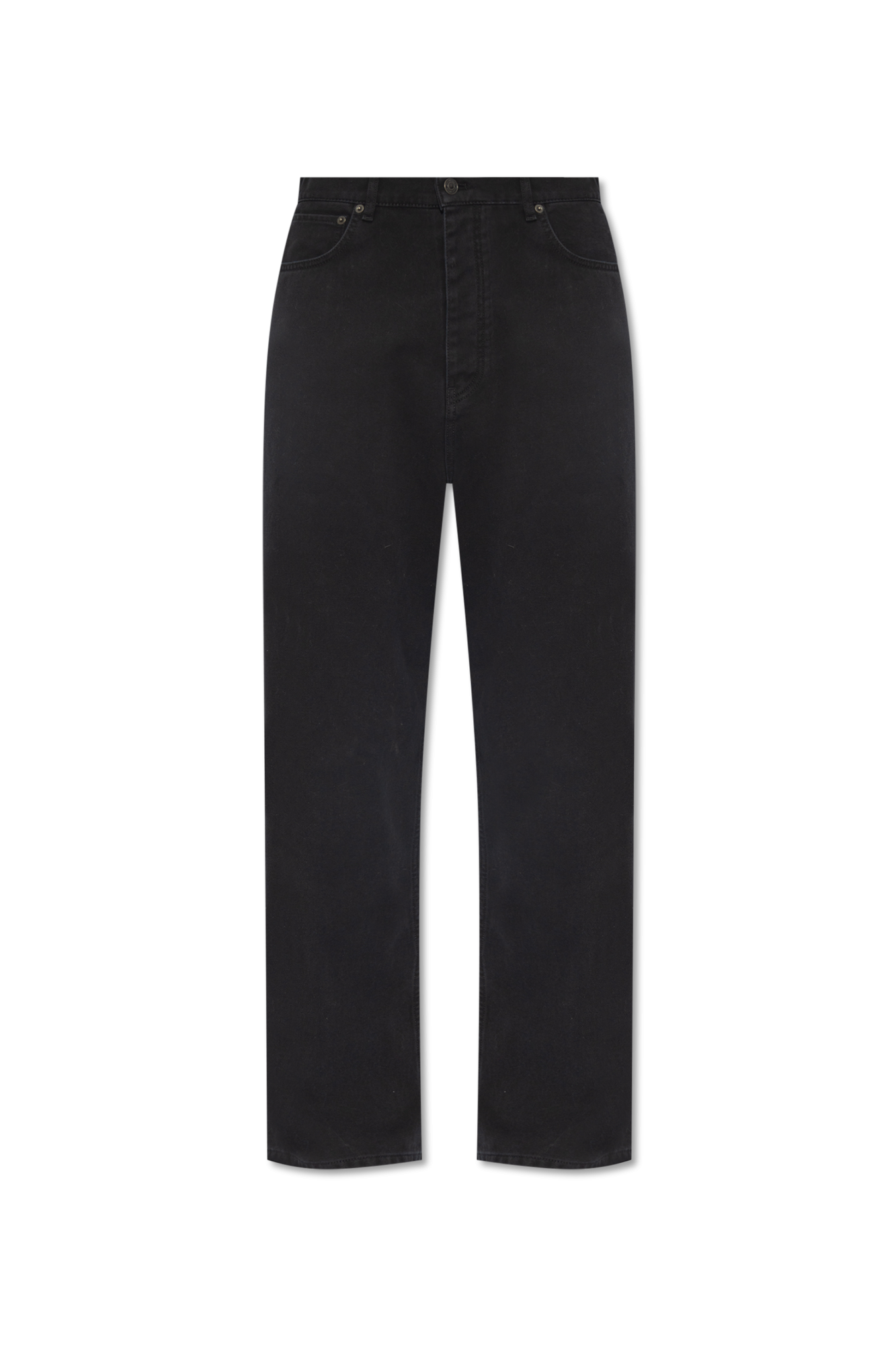 Balenciaga: Black Baggy Jeans | SSENSE